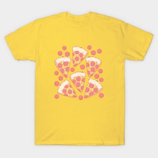 Pastel Pepperoni Pizza Party T-Shirt